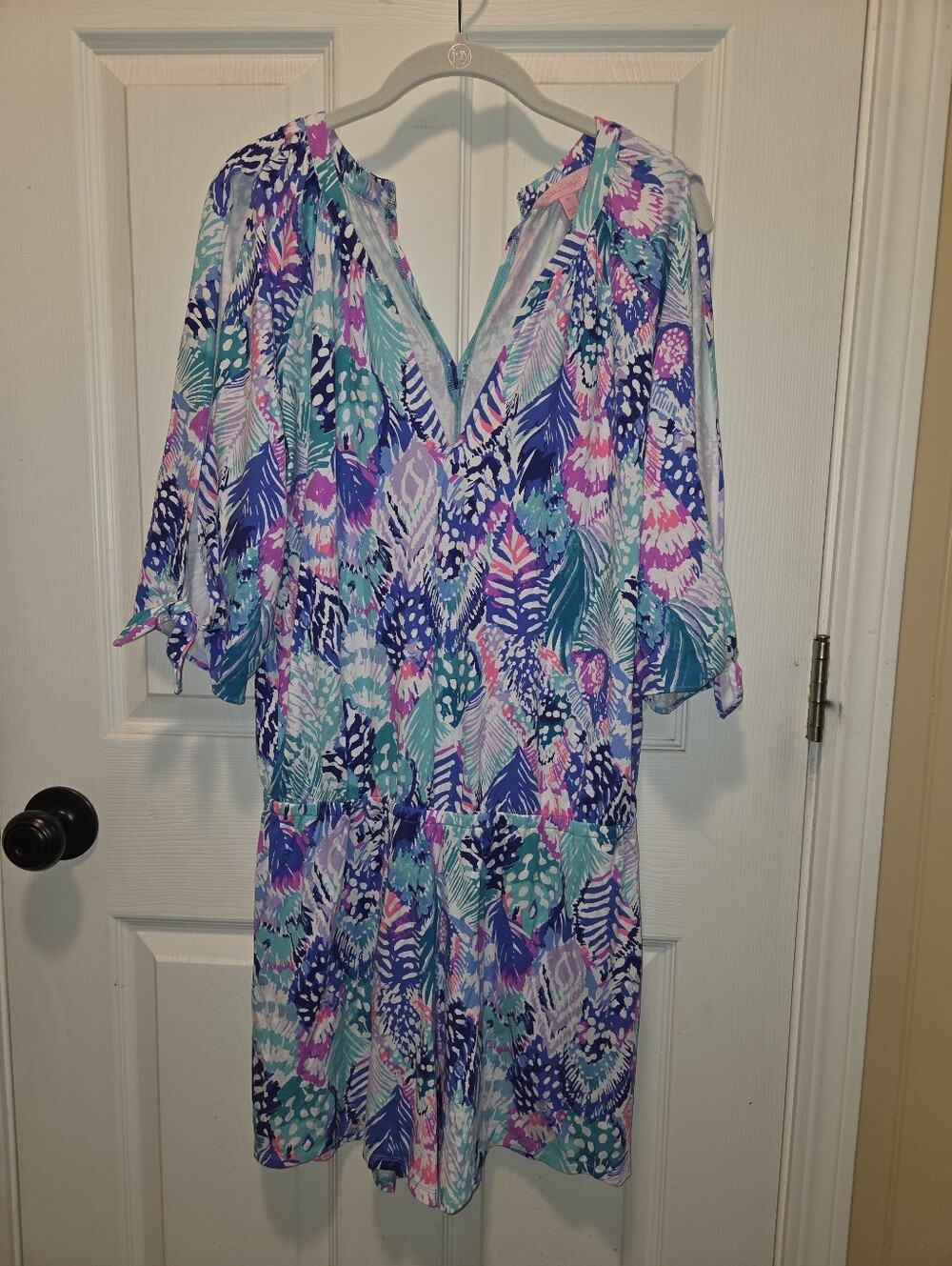 Lilly Pulitzer Bryce Romper In Quill Out Medium